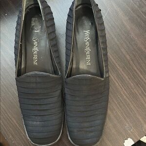 Yves Saint Laurent Black Loafers